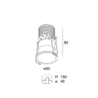 NOVALUX SRL - NOX103603.02 KONE TND: LED 7W 3K 350MA F36 NE