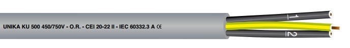 KU DISTRIBUTION SRL - KUD10186B KU 500 18G1 GRIGIO RAL7001