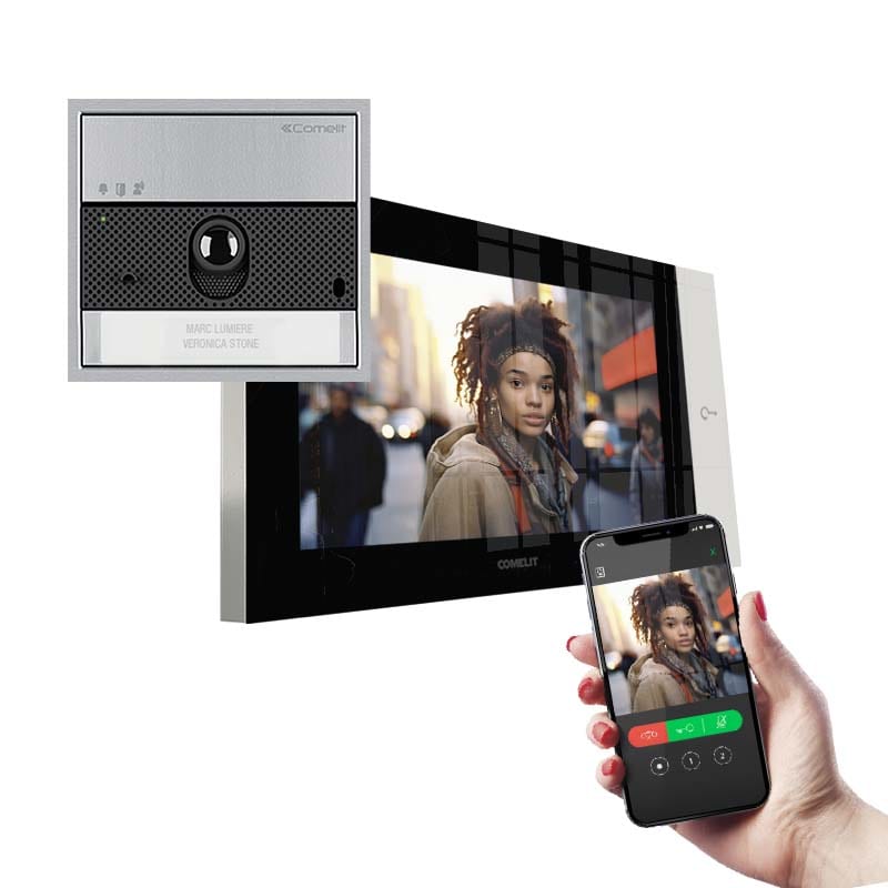 COMELIT GROUP SPA - COEKVU8571 KIT MONO ULTRA DA PARETE, 7TOP, 1440A, V