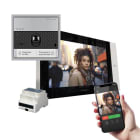 COMELIT GROUP SPA - COEKVU8572 KIT MONO ULTRA DA PARETE, 7TOP,GW SLAVE,