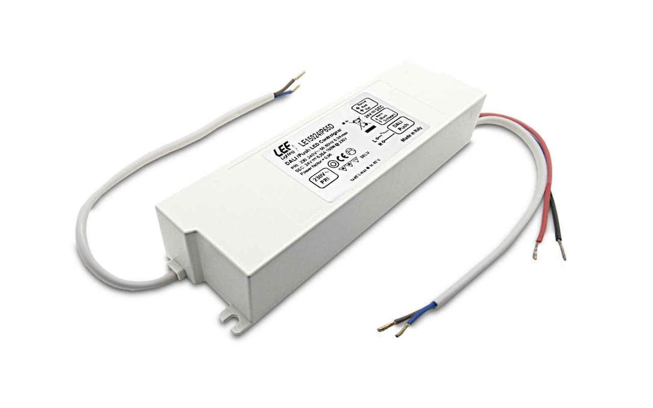LEF LIGHTING SRL - LEFLE15024IP65D ALIM. LED 150W 24VDC DIM PUSH/DALI IP65