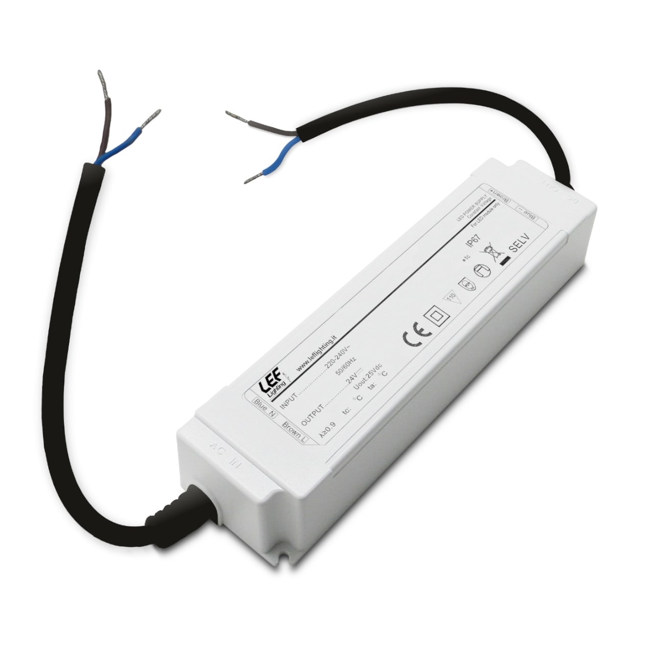 LEF LIGHTING SRL - LEFLEPC10024IP67 ALIM. LED TENS. COSTANTE 100W 24VDC IP67