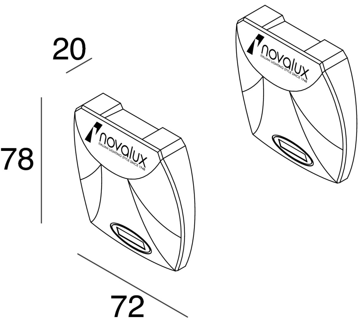 NOVALUX SPA - NOX107205.01 LI-NEAR: TESTATE INIZIO-LINEA (COPPIA)