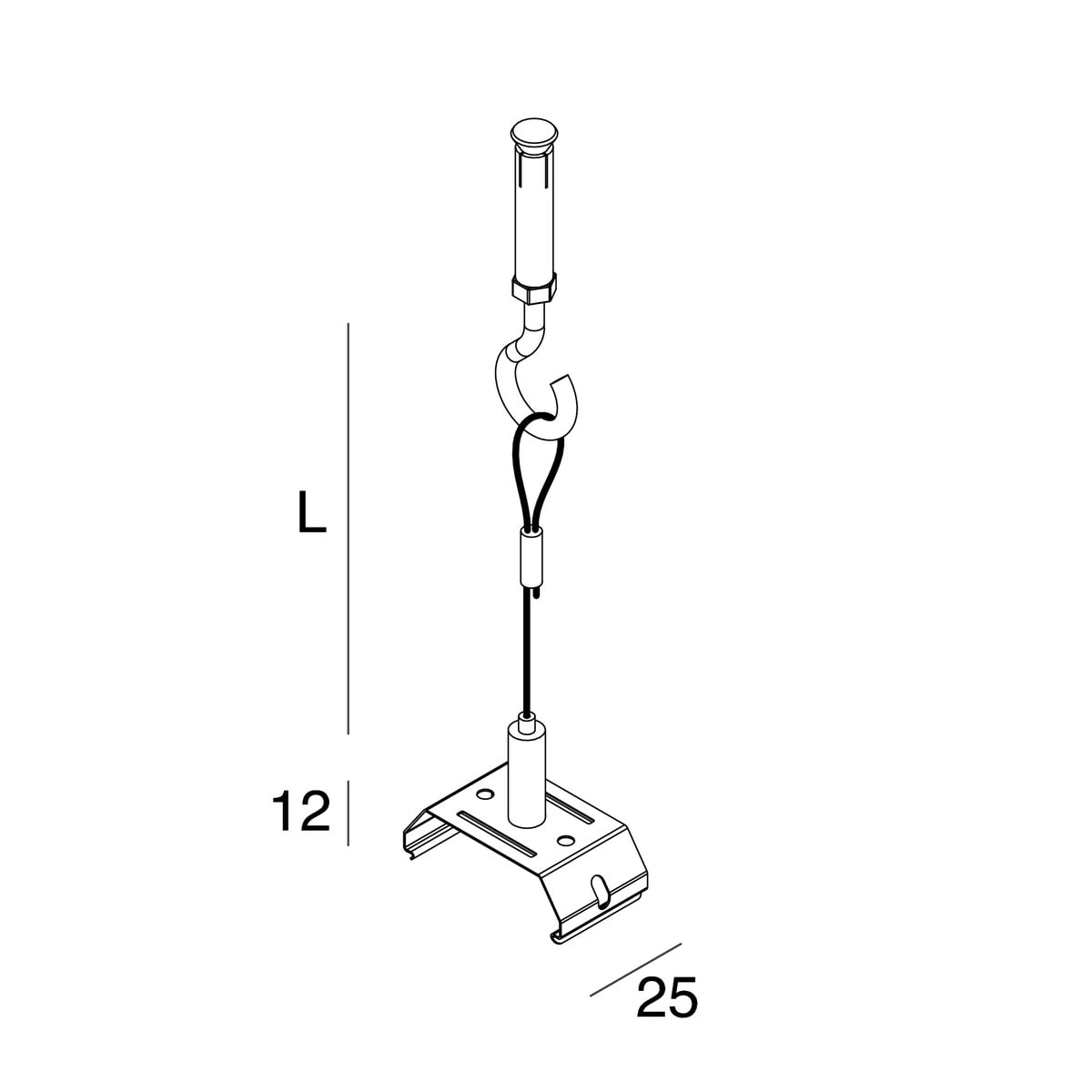 NOVALUX SPA - NOX107207.99 LI-NEAR: KIT SOSPENSIONE 3M 1 PZ.