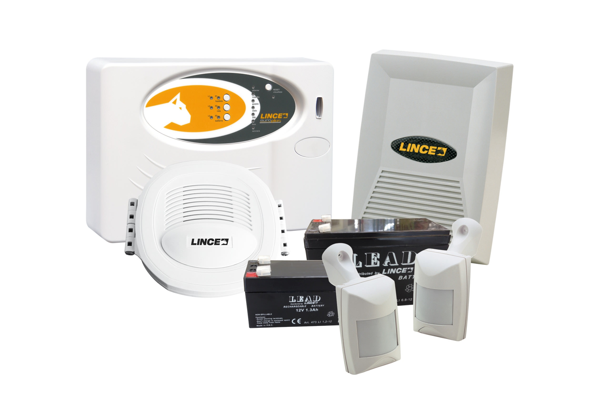 LINCE ITALIA SPA - LIN4012 EUROBOX3IR KIT 3 ZONE CON SIR. EXT E 2 I