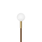 LOMBARDO - LOMLL14910M3 LINFA O 80 LED 3K 1,5W MARRONE OTTONE