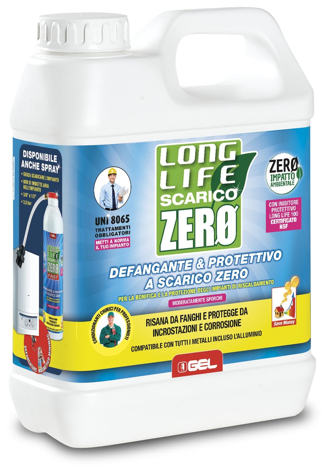 GEL SPA - GE111316850 LONG LIFE SCARICO ZERO