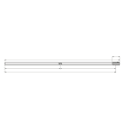 DKC POWER SOLUTIONS - HRCLTC25DSP44AA000 4P 25A CU - Elemento rettilineo 1m - 1 derivzione