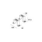 NOVALUX SRL - NOX18752.99 LUCKY EVO: KIT INCASSO LED (2X)
