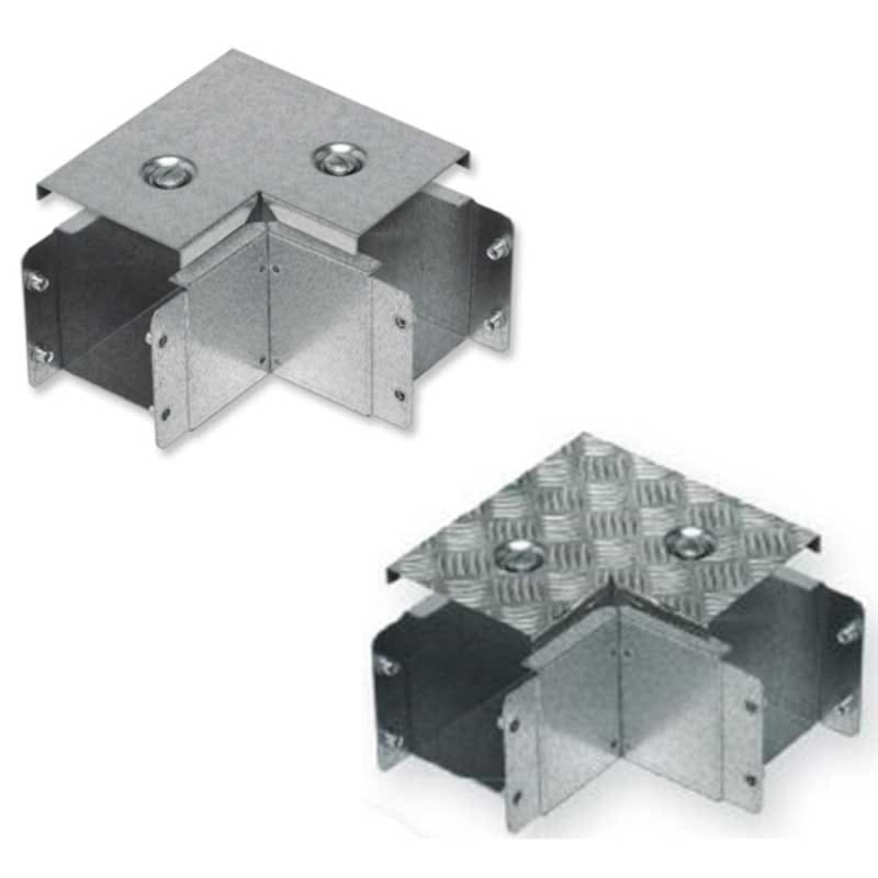 ZAMET SPA - ZATM01400707 01 ZM CURVA PIANA 90 COP FAR RET 75X 75 12