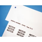 CEMBRE SPA - CEM49959-040 SEGNACAVO MG-KMP068 AD.BIANCO 68X40 MAX=