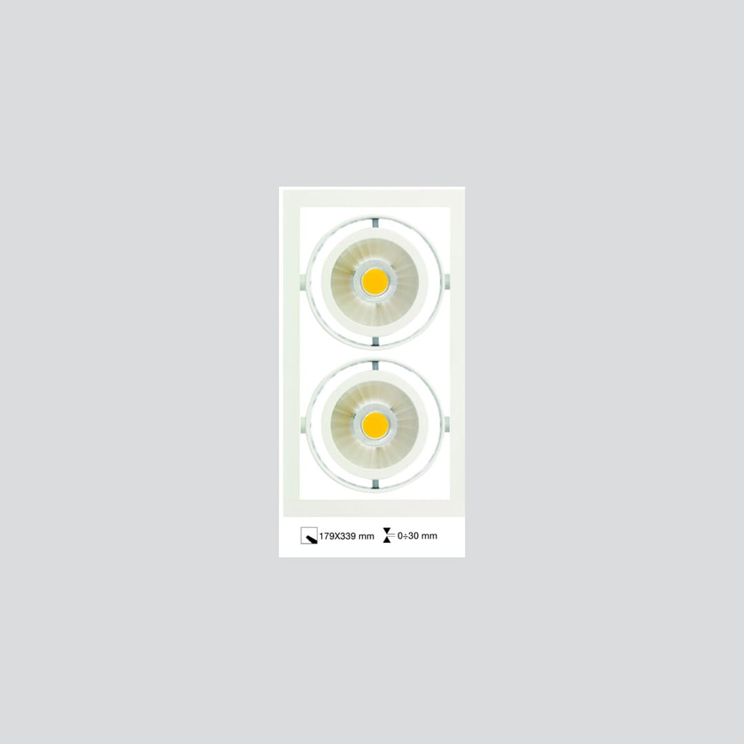 SIDE SPA - SDE70606LBC60-DA MATRIX POWER DALI 2LED 179X339MM 52W 697