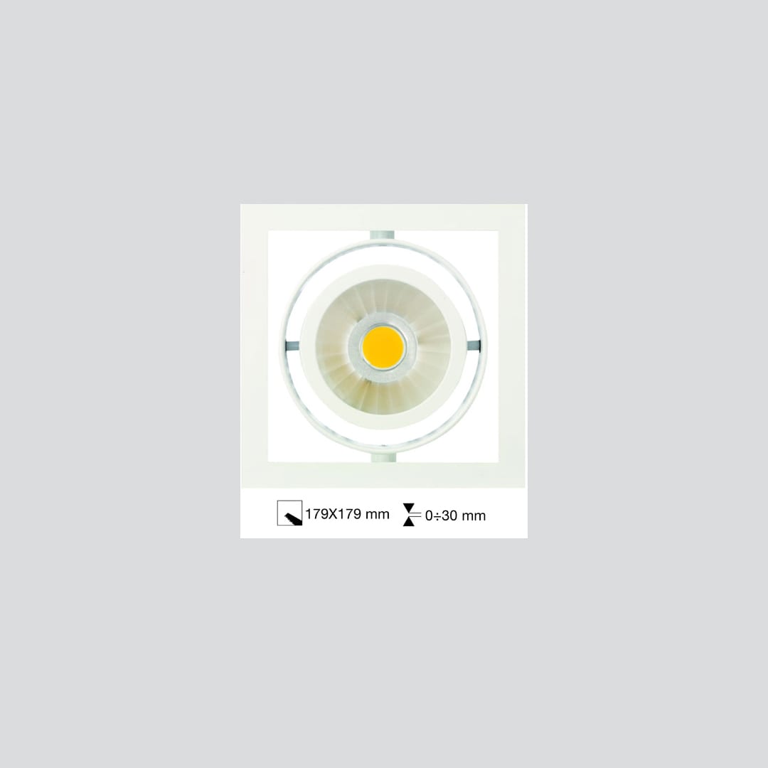 SIDE SPA - SDE70501-LBC-60 MATRIX POWER 1 LED 179X179MM 27W 3483LM