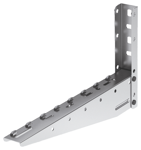 SATI ITALIA SPA - SAT61603600 Mensola rivettata per passerella a filo base 600 mm ZS