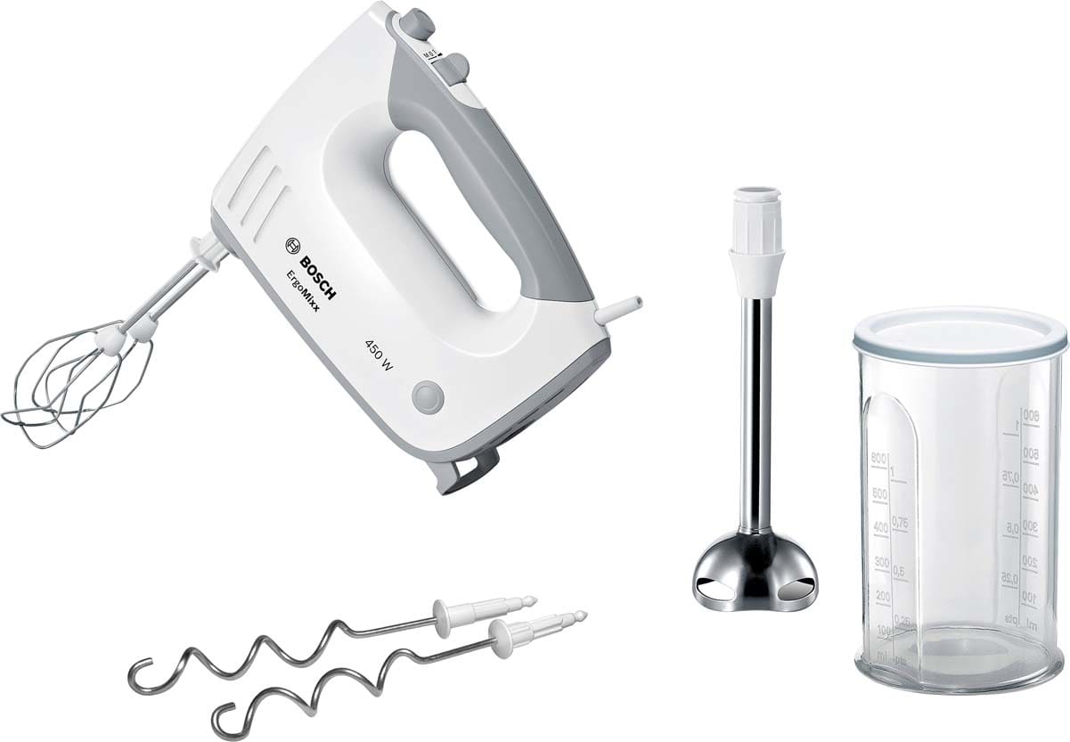 BOSCH ROBERT - BOSMFQ36470 Handmixer,450W,5Stufen,MetallfuA,Mixbec