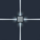 SIMES SPA - SMVS.5087N.14 MINILIFT Q 4FIN+LED 940 230V GRI