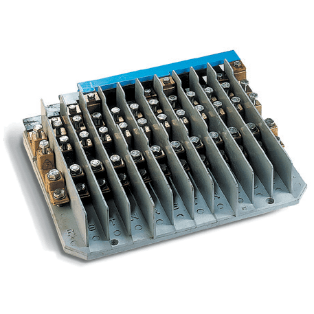 CONCHIGLIA - CON017423179 Serie MSMT - Morsettiera lineare sezionatrice a 4 poli, 3 vie per polo, sezione nominale 95 mmq