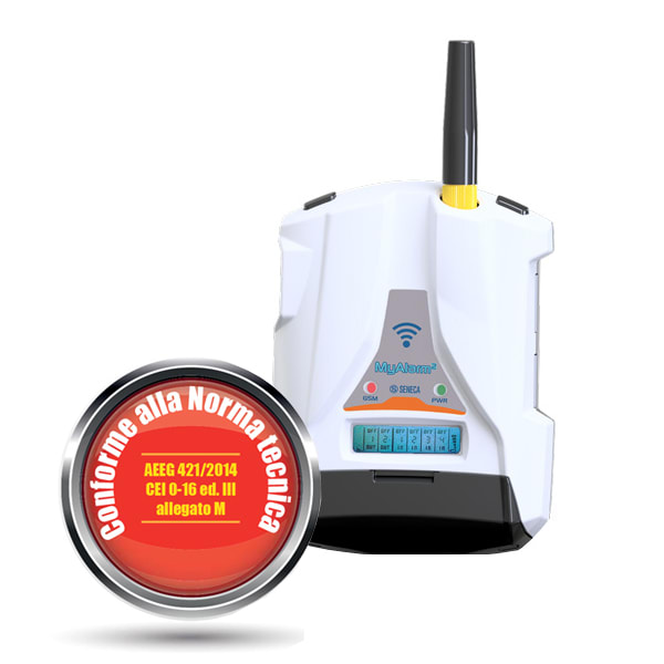 SENECA - SCXMY2CEI-016-A-220 MYALARM2 CEI-0-16 ANT EXT ALIM EXT 220VA
