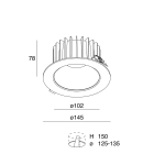 NOVALUX SPA - NOX107901.01 NIK: 16W 3K F24 CRI90 BI