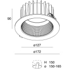 NOVALUX SRL - NOX107927.97 NIK: 22W 3K DALI 60 CRI90 UGR
