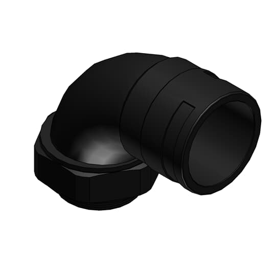 ABB SPA - ABBNSBV-M207-10 RACC.GIR.90G DN17 M20 BK IP68