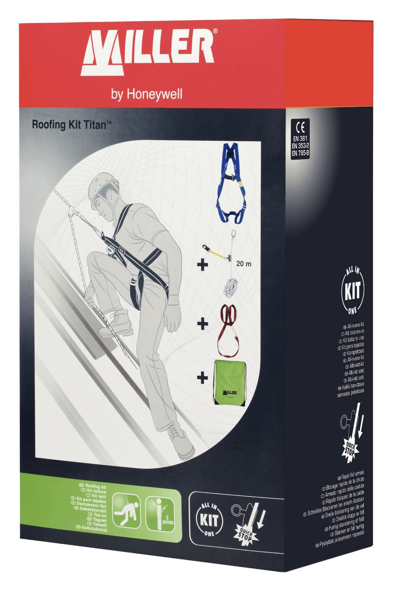 HONEYWELL SAFETY PRO - HYE1036268 PSS ROOFING KIT RG300 20M + SLING