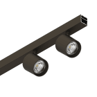 NOVALUX SPA - NOX105812.20 P-30: SPOT 2X9W F34 3K CF PLAF/SOSP