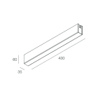 NOVALUX SPA - NOX1058C9.02 P-30: ROSONE PLAF.INIZIO 100W-24V NE
