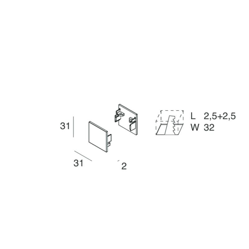NOVALUX SPA - NOX103361.20 P-30 PCB: TESTATE TERMINALI (2 pz.)