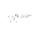 NOVALUX SPA - NOX103361.20 P-30 PCB: TESTATE TERMINALI (2 pz.)