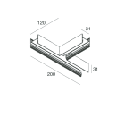 NOVALUX SPA - NOX103331.02 P-30: ANGOLO T PLAFONE-SOSP NERO
