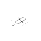 NOVALUX SPA - NOX103360.99 P-30 PCB: SCHERMO DIFFUSORE ad incastro a filo
