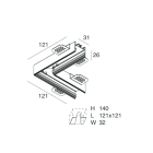 NOVALUX SPA - NOX103328.01 P-30: ANGOLO L INCASSO BIANCO