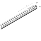 NOVALUX SPA - NOX105832.01 PROFILO PARETE Installabile a luce diretta o indiretta. Cover superiore e staffe per installazione a parete incluse. Garanzia 5 anni.