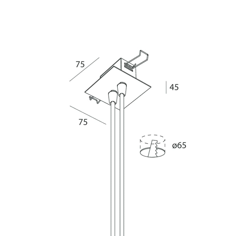 NOVALUX SPA - NOX103367.02 P-30: ROSONE DOPPIO CART . L=1200 3P NER