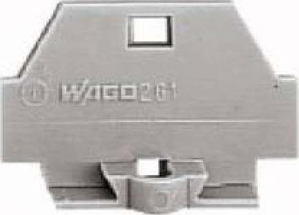 WAGO ITALIA SRL - WAG260-361 PIASTRA TERMINALE CON FLANGIA DI FISSAGG