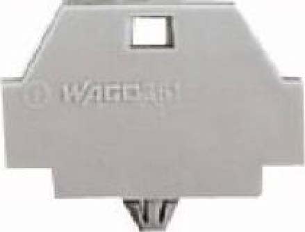 WAGO ITALIA SRL - WAG262-371 PIASTRA TERMINALE CON PIEDE DI FISSAGGIO