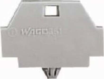 WAGO ITALIA SRL - WAG262-371 PIASTRA TERMINALE PIEDE SCATTO GRIGIO