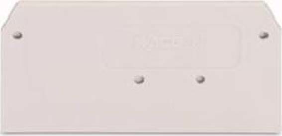 WAGO ITALIA SRL - WAG280-356 PIASTRA TERMINALE INTERMEDIA SPESSORE 2,