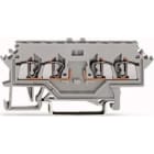 WAGO ITALIA SRL - WAG280-606 MORSETTO DI BASE PER 4 CONDUTTORI GRIGIO