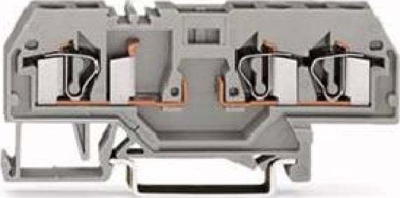 WAGO ITALIA SRL - WAG281-610 MORSETTO DI BASE PER 3 CONDUTTORI GRIGIO