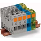 WAGO ITALIA SRL - WAG285-139 SET TRIFASE 35MMQ DIN35 GRIGIO BLU GIAL-
