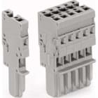 WAGO ITALIA SRL - WAG769-104/021-000 SPINA F 4MMQ 5MM 4P LEVE LATERALI GRIGIO