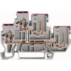 WAGO ITALIA SRL - WAG870-108 MORS BASE 2 PIANI, 2 CONDUTT/2 PIN MORS
