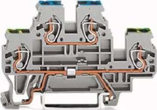 WAGO ITALIA SRL - WAG870-518 PIASTRA TERM INTERMEDIA SPESSORE 2MM GRI