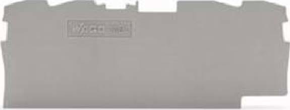 WAGO ITALIA SRL - WAG2004-1491 PIASTRA TERM INTERMEDIA SPESSORE 1MM GRI