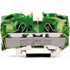 WAGO ITALIA SRL - WAG2016-1207 MORSETTO DI TERRA PER 2 CONDUTTORI VERDE