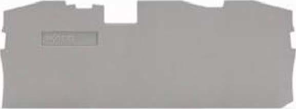WAGO ITALIA SRL - WAG2016-1391 PIASTRA TERM INTERMEDIA SPESSORE 1MM GRI