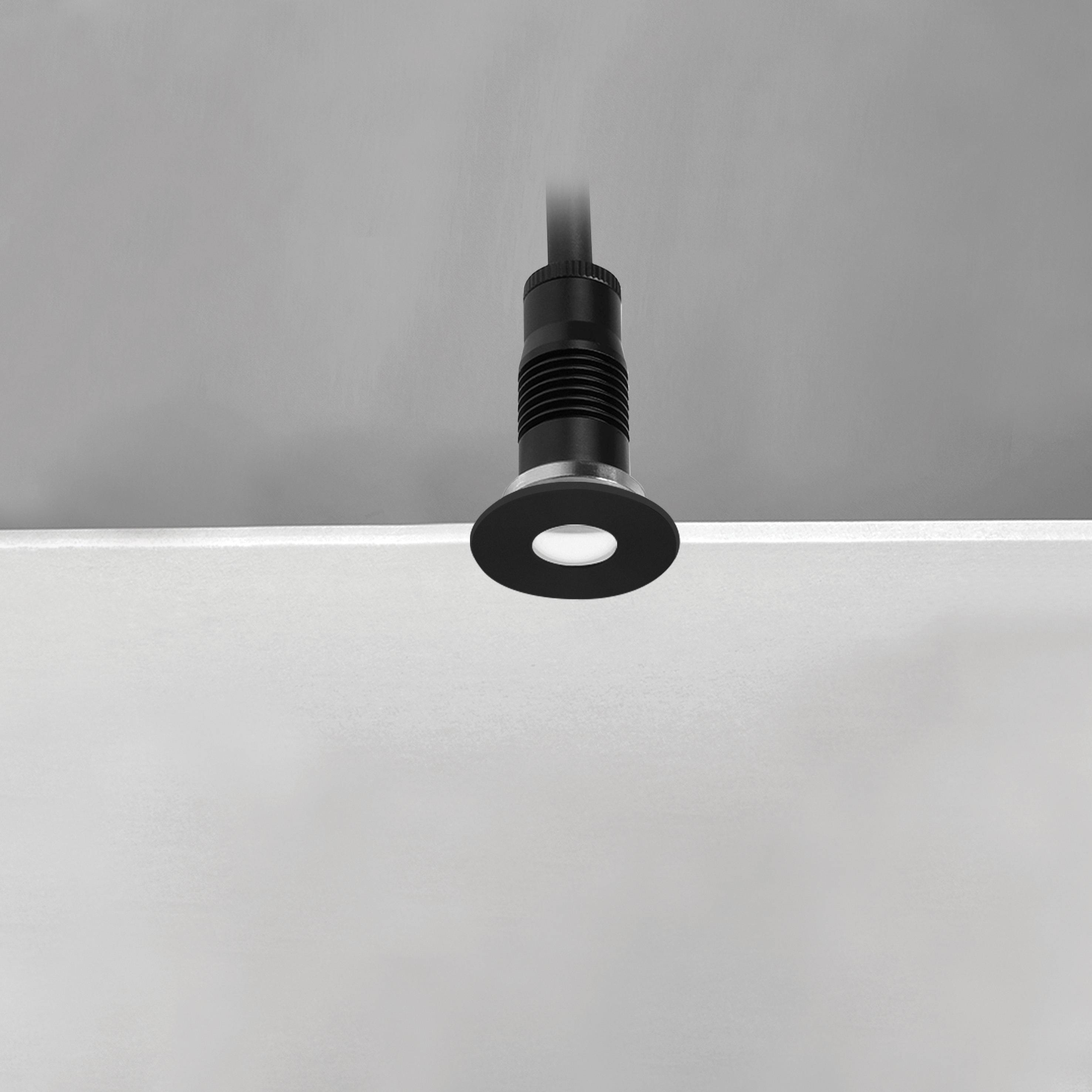 NOBILE ITALIA - NOB90990/45/3K/B INC.A PAVIMENTO 1W 3100K 45 IP65 350MA N