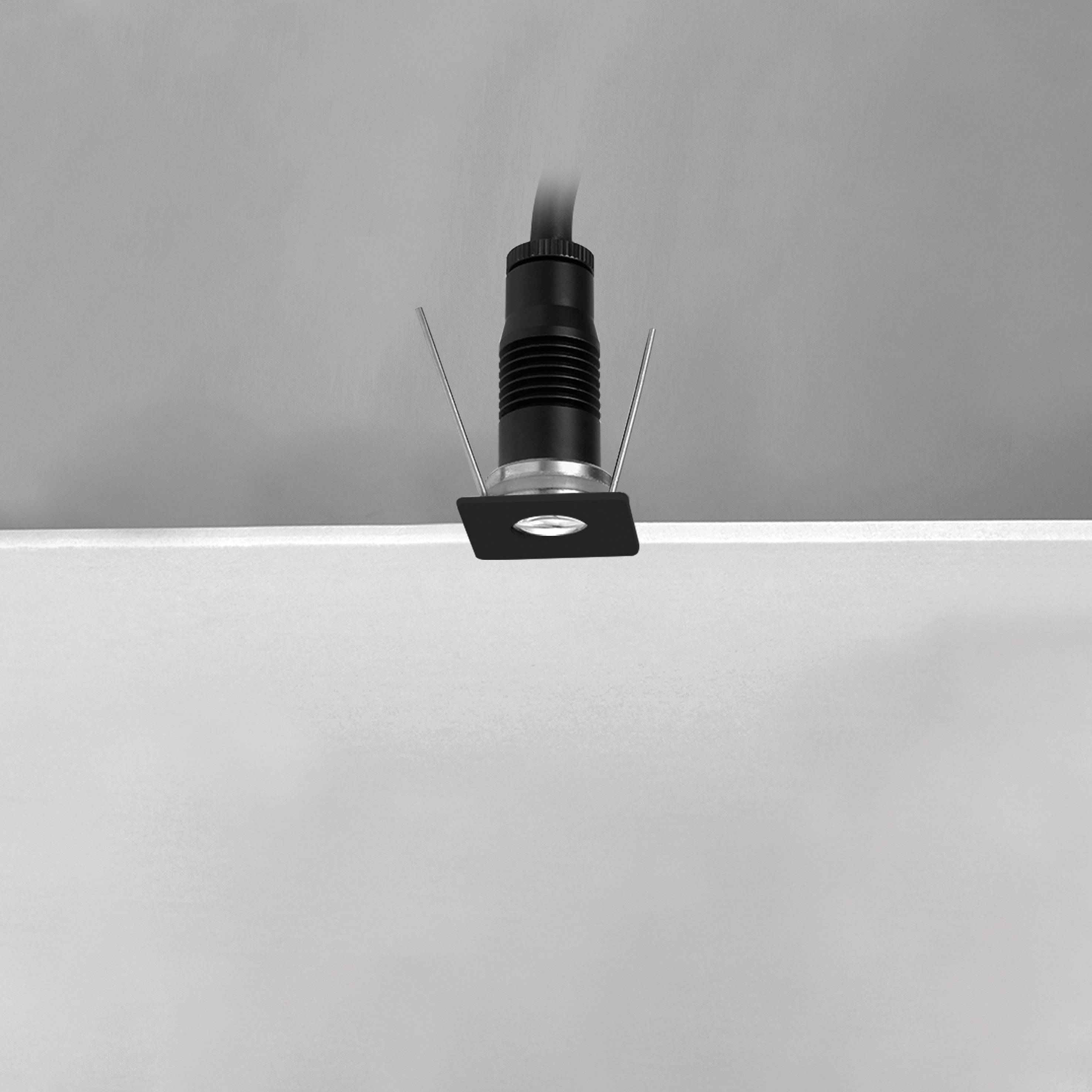 NOBILE ITALIA - NOB91000/45/3K/B INC.A PAVIMENTO 1W 3100K 45 IP65 350MA N